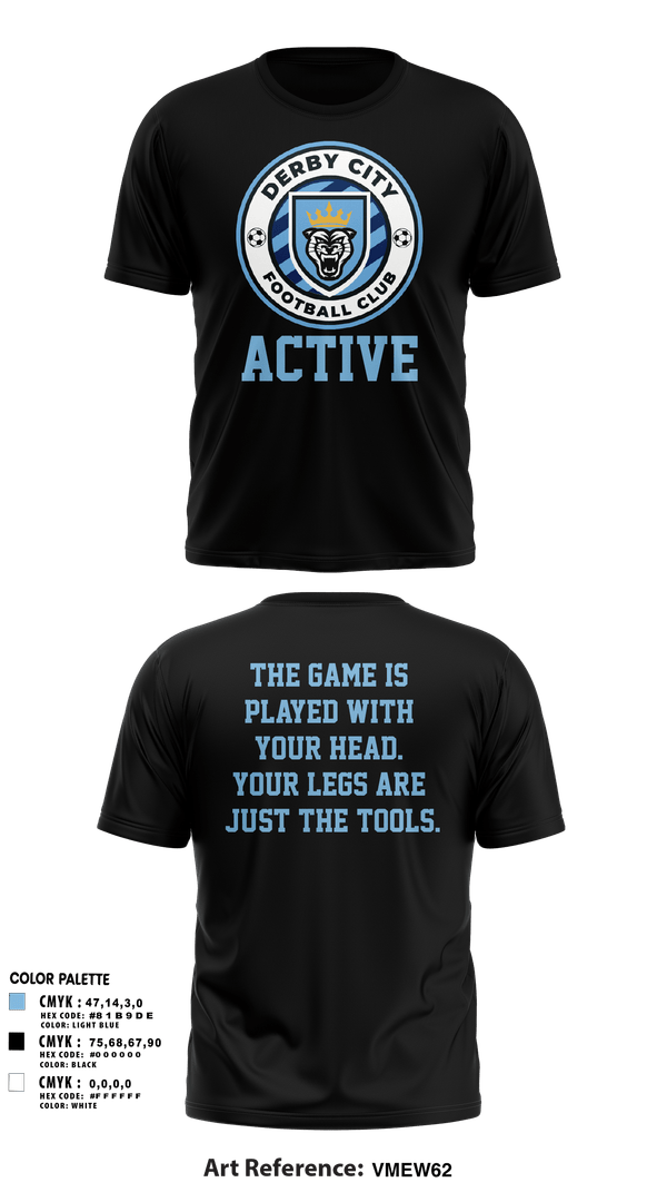 Old School Cotton Feel Shirt, Derby City FC, Men's Soccer, Teamtime, Team time, sublimation, custom sports apparel, team uniforms, spirit wear, spiritwear, sports uniforms, custom shirts, team store, custom team store, fundraiser sports, apparel fundraiser