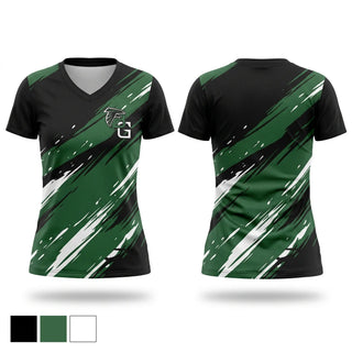 Womens Short Sleeve Vneck Shirt, Groves Softball, Softball, Teamtime, Team time, sublimation, custom sports apparel, team uniforms, spirit wear, spiritwear, sports uniforms, custom shirts, team store, custom team store, fundraiser sports, apparel fundraiser