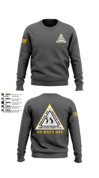 Crew Neck Sweatshirt, 100th Training Division, Army, Teamtime, Team time, sublimation, custom sports apparel, team uniforms, spirit wear, spiritwear, sports uniforms, custom shirts, team store, custom team store, fundraiser sports, apparel fundraiser