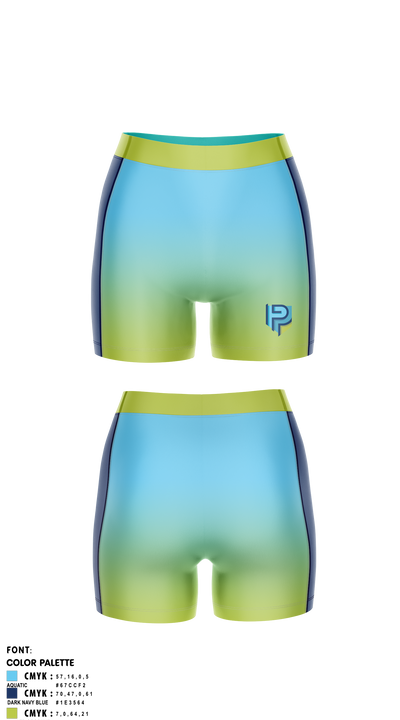 Park National Bank Pelotonia Women's Compression Shorts - 1