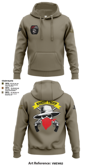 Hoodie, 6-9 bandit troop, Army, Teamtime, Team time, sublimation, custom sports apparel, team uniforms, spirit wear, spiritwear, sports uniforms, custom shirts, team store, custom team store, fundraiser sports, apparel fundraiser