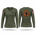 IPD/USMS TF Women's Long Sleeve V-neck Shirt - 1