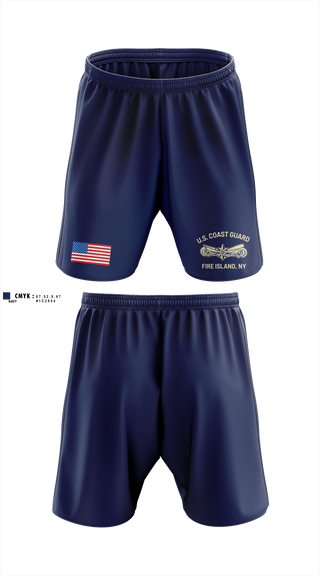 Athletic Shorts With Pockets, Station Fire island NY, Coast Guard, Teamtime, Team time, sublimation, custom sports apparel, team uniforms, spirit wear, spiritwear, sports uniforms, custom shirts, team store, custom team store, fundraiser sports, apparel fundraiser
