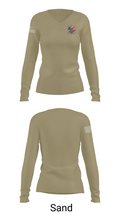 VQ3 Det Travis 87923714 Women's Long Sleeve V-neck Shirt - 92