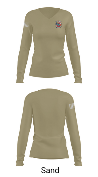 Womens Long Sleeve Vneck Shirt, VQ3 Det Travis, , Teamtime, Team time, sublimation, custom sports apparel, team uniforms, spirit wear, spiritwear, sports uniforms, custom shirts, team store, custom team store, fundraiser sports, apparel fundraiser