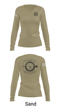 Fundamentals 58616940 Women's Long Sleeve V-neck Shirt - 97