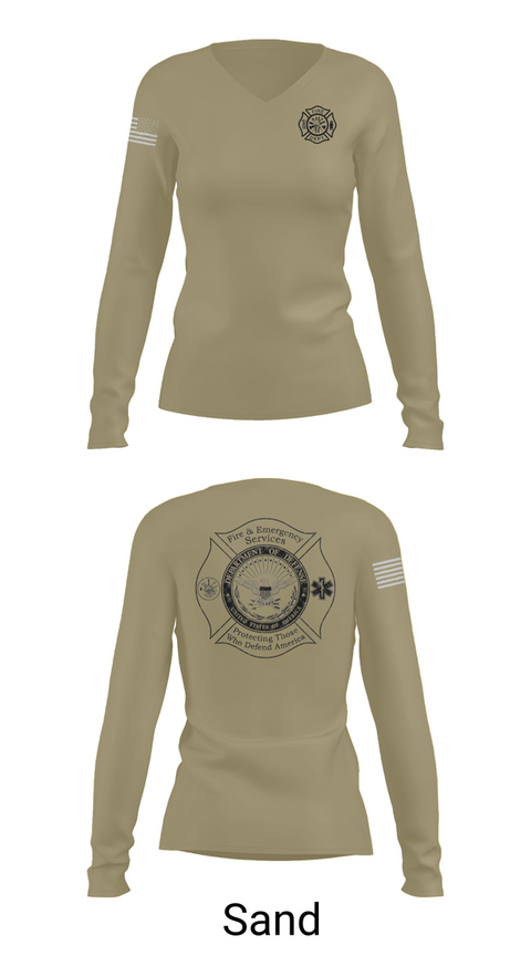 Womens Long Sleeve Vneck Shirt, Fundamentals, , Teamtime, Team time, sublimation, custom sports apparel, team uniforms, spirit wear, spiritwear, sports uniforms, custom shirts, team store, custom team store, fundraiser sports, apparel fundraiser