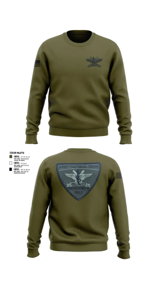 Crew Neck Sweatshirt, Hancock County Joint Tactical Team, Police, Teamtime, Team time, sublimation, custom sports apparel, team uniforms, spirit wear, spiritwear, sports uniforms, custom shirts, team store, custom team store, fundraiser sports, apparel fundraiser