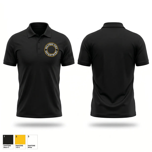 Short Sleeve Performance Polo, Milford fire department, Fire Department, Teamtime, Team time, sublimation, custom sports apparel, team uniforms, spirit wear, spiritwear, sports uniforms, custom shirts, team store, custom team store, fundraiser sports, apparel fundraiser