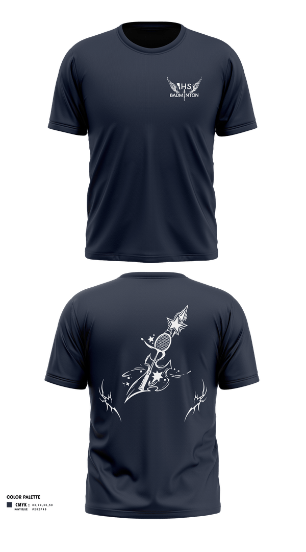 Short Sleeve Performance Shirt, Irvington High School Badminton, Spirit Store, Teamtime, Team time, sublimation, custom sports apparel, team uniforms, spirit wear, spiritwear, sports uniforms, custom shirts, team store, custom team store, fundraiser sports, apparel fundraiser