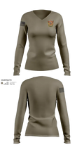 Northside Fire Rescue 76137630 Women's Long Sleeve V-neck Shirt - 32