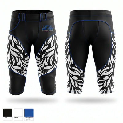 Little Rollers Youth Football and Cheer 50733796 Integrated Football Pants - 1