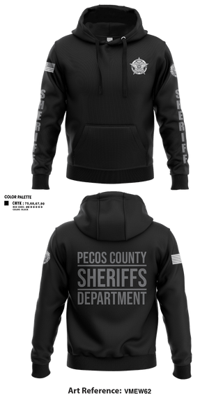 Hoodie, Pecos County Sheriff’s Office, Police, Teamtime, Team time, sublimation, custom sports apparel, team uniforms, spirit wear, spiritwear, sports uniforms, custom shirts, team store, custom team store, fundraiser sports, apparel fundraiser