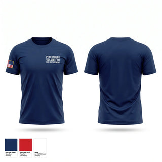 Short Sleeve Performance Shirt, Petersburg Volunteer Fire Department, Fire Department, Teamtime, Team time, sublimation, custom sports apparel, team uniforms, spirit wear, spiritwear, sports uniforms, custom shirts, team store, custom team store, fundraiser sports, apparel fundraiser