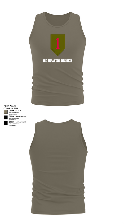 1st Infantry Division 14744110 Tank Top - 79
