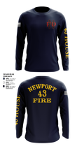 Newport Fire Department 13919052 Long Sleeve Performance Shirt - 5