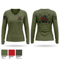 TCSO SWAT Women's Long Sleeve V-neck Shirt - 1