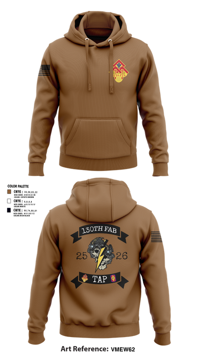 130th FAB Target Acquisition Platoon 22737787 Hoodie - 104