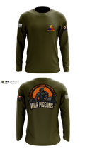 261st War Pigeons Long Sleeve Performance Shirt 100