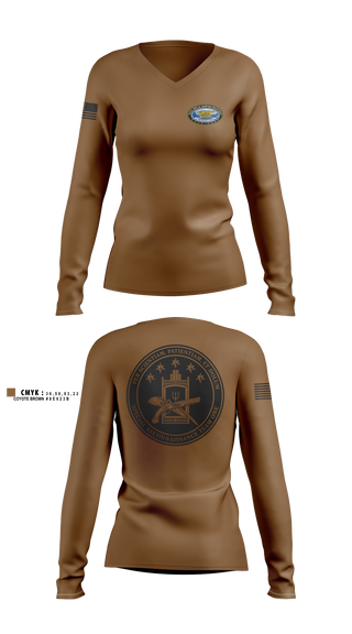 Womens Long Sleeve Vneck Shirt, USNR NSW SRT-1, , Teamtime, Team time, sublimation, custom sports apparel, team uniforms, spirit wear, spiritwear, sports uniforms, custom shirts, team store, custom team store, fundraiser sports, apparel fundraiser