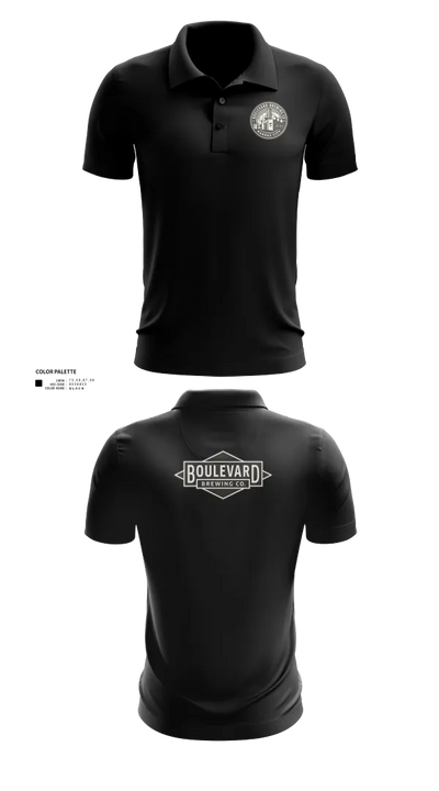 Boulevard 12426217 Short Sleeve Performance Polo - 40