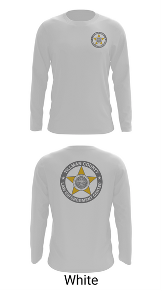 Long Sleeve Performance Shirt, Tillman County Law Enforcement Center, Police, Teamtime, Team time, sublimation, custom sports apparel, team uniforms, spirit wear, spiritwear, sports uniforms, custom shirts, team store, custom team store, fundraiser sports, apparel fundraiser