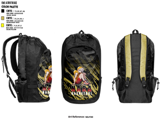 Gear Bag, NARA, Men's Basketball, Teamtime, Team time, sublimation, custom sports apparel, team uniforms, spirit wear, spiritwear, sports uniforms, custom shirts, team store, custom team store, fundraiser sports, apparel fundraiser
