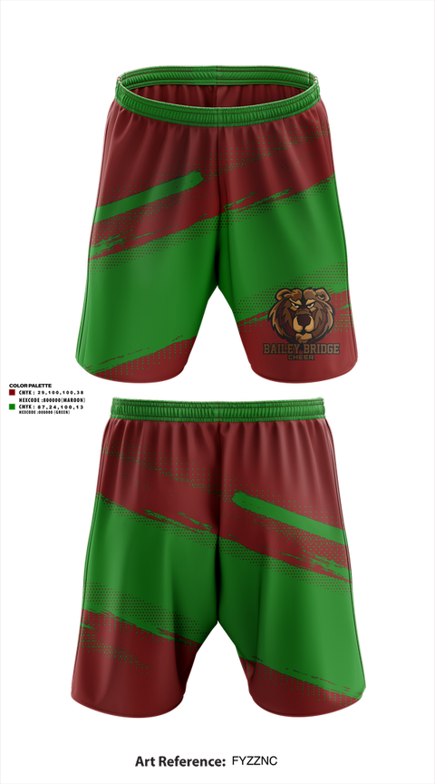 Athletic Shorts With Pockets, Bailey Bridge Middle School Cheer, Cheer, Teamtime, Team time, sublimation, custom sports apparel, team uniforms, spirit wear, spiritwear, sports uniforms, custom shirts, team store, custom team store, fundraiser sports, apparel fundraiser