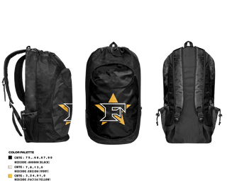 Gear Bag, Five Star Mafia, Baseball, Teamtime, Team time, sublimation, custom sports apparel, team uniforms, spirit wear, spiritwear, sports uniforms, custom shirts, team store, custom team store, fundraiser sports, apparel fundraiser