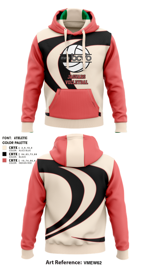Hoodie, Jaguars, Men's Volleyball, Teamtime, Team time, sublimation, custom sports apparel, team uniforms, spirit wear, spiritwear, sports uniforms, custom shirts, team store, custom team store, fundraiser sports, apparel fundraiser