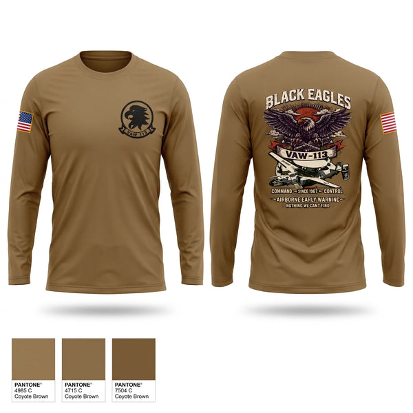 Long Sleeve Performance Shirt, VAW-113, Navy, Teamtime, Team time, sublimation, custom sports apparel, team uniforms, spirit wear, spiritwear, sports uniforms, custom shirts, team store, custom team store, fundraiser sports, apparel fundraiser