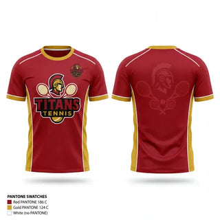 Old School Cotton Feel Shirt, Tinley Park High School Tennis, Tennis, Teamtime, Team time, sublimation, custom sports apparel, team uniforms, spirit wear, spiritwear, sports uniforms, custom shirts, team store, custom team store, fundraiser sports, apparel fundraiser