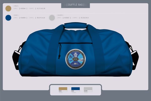 Duffle Bag, Airport Operations Control Center, Fire Department, Teamtime, Team time, sublimation, custom sports apparel, team uniforms, spirit wear, spiritwear, sports uniforms, custom shirts, team store, custom team store, fundraiser sports, apparel fundraiser