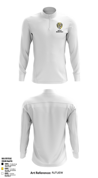 Quarter Zip Jacket, Ripley Middle School Basketball, Men's Basketball, Teamtime, Team time, sublimation, custom sports apparel, team uniforms, spirit wear, spiritwear, sports uniforms, custom shirts, team store, custom team store, fundraiser sports, apparel fundraiser