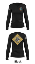 V2/6 reaper 69910090 Women's Long Sleeve V-neck Shirt - 23
