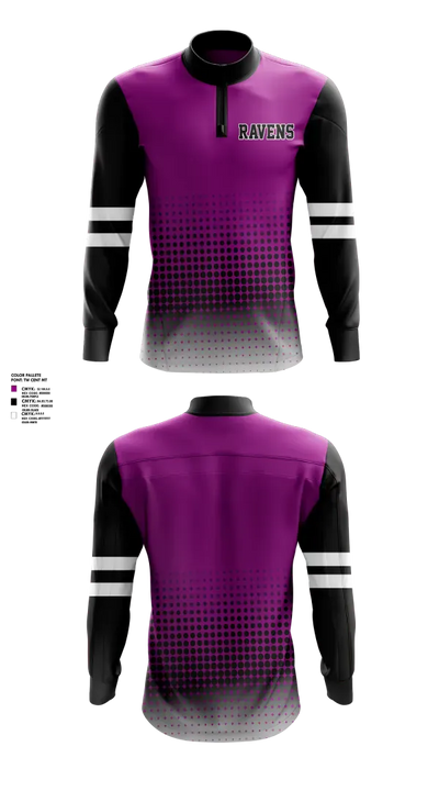 RAVENS 3831959 Quarter Zip Jacket - 1