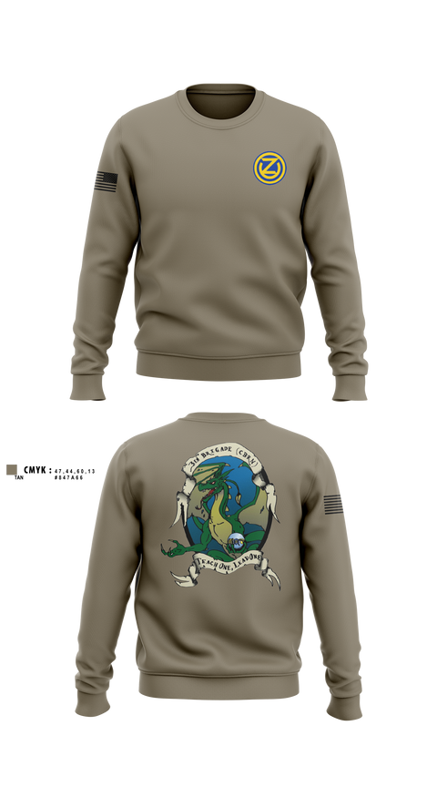 Crew Neck Sweatshirt, 4-108th DET 1, Army, Teamtime, Team time, sublimation, custom sports apparel, team uniforms, spirit wear, spiritwear, sports uniforms, custom shirts, team store, custom team store, fundraiser sports, apparel fundraiser