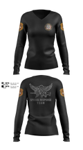 Special Response Team Women's Long Sleeve V-neck Shirt - 8