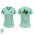 Acadian 52530497 Women's Short Sleeve V-neck Shirt - 1