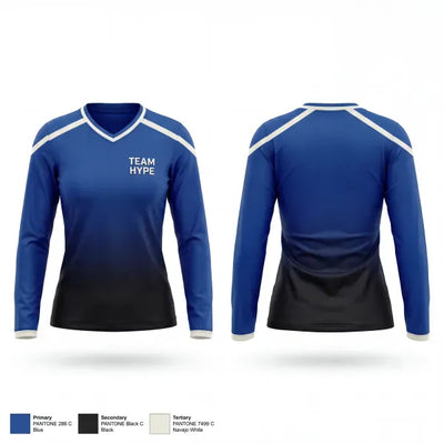 Team HYPE 69763485 Women's Long Sleeve V-neck Shirt - 1 (1)