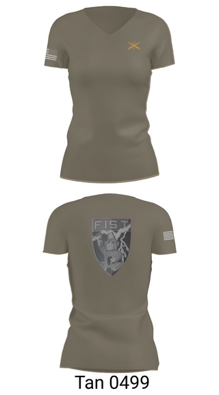 Womens Short Sleeve Vneck Shirt, HHB 113th FA / FIST, , Teamtime, Team time, sublimation, custom sports apparel, team uniforms, spirit wear, spiritwear, sports uniforms, custom shirts, team store, custom team store, fundraiser sports, apparel fundraiser