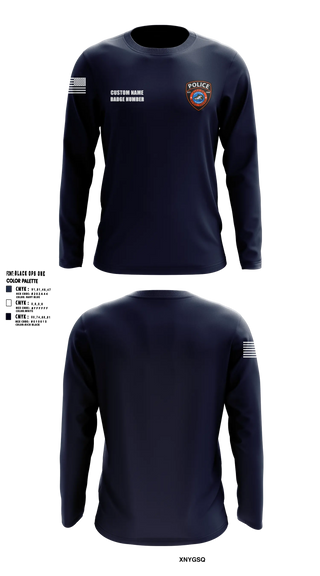 Long Sleeve Performance Shirt, Buhl Police Department, Police, Teamtime, Team time, sublimation, custom sports apparel, team uniforms, spirit wear, spiritwear, sports uniforms, custom shirts, team store, custom team store, fundraiser sports, apparel fundraiser