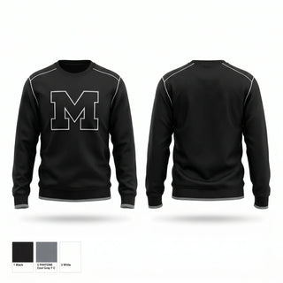Crew Neck Sweatshirt, Meriden, Men's Lacrosse, Teamtime, Team time, sublimation, custom sports apparel, team uniforms, spirit wear, spiritwear, sports uniforms, custom shirts, team store, custom team store, fundraiser sports, apparel fundraiser