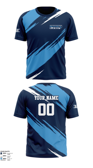 Short Sleeve Performance Shirt, South GA Blue Sox, Baseball, Teamtime, Team time, sublimation, custom sports apparel, team uniforms, spirit wear, spiritwear, sports uniforms, custom shirts, team store, custom team store, fundraiser sports, apparel fundraiser