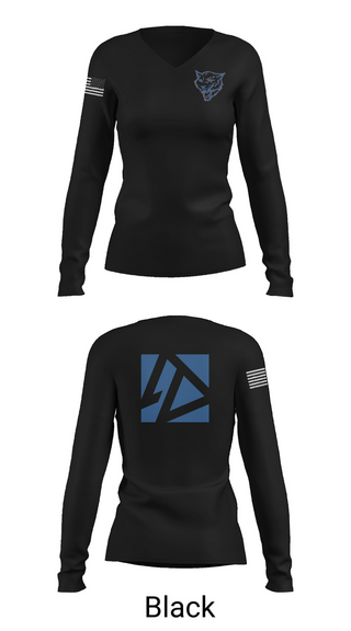 Womens Long Sleeve Vneck Shirt, Westbrook Academy, Men's Basketball, Teamtime, Team time, sublimation, custom sports apparel, team uniforms, spirit wear, spiritwear, sports uniforms, custom shirts, team store, custom team store, fundraiser sports, apparel fundraiser