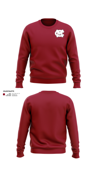 Crew Neck Sweatshirt, Mid-Carolina High School, Women's Basketball, Teamtime, Team time, sublimation, custom sports apparel, team uniforms, spirit wear, spiritwear, sports uniforms, custom shirts, team store, custom team store, fundraiser sports, apparel fundraiser