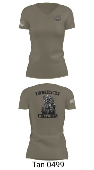 Womens Short Sleeve Vneck Shirt, 514th MP CO, Army, Teamtime, Team time, sublimation, custom sports apparel, team uniforms, spirit wear, spiritwear, sports uniforms, custom shirts, team store, custom team store, fundraiser sports, apparel fundraiser