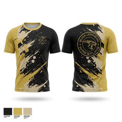 Buda Johnson Jaguars Wrestling Short Sleeve Performance Shirt - 1