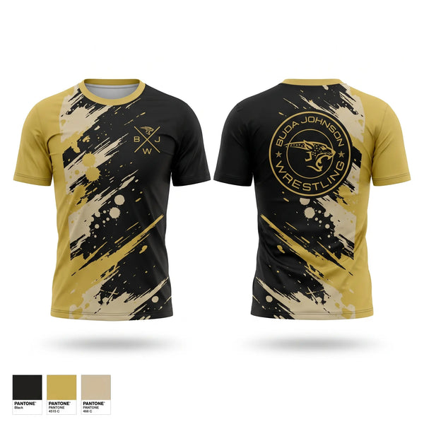 Short Sleeve Performance Shirt, Buda Johnson Jaguars Wrestling, Wrestling, Teamtime, Team time, sublimation, custom sports apparel, team uniforms, spirit wear, spiritwear, sports uniforms, custom shirts, team store, custom team store, fundraiser sports, apparel fundraiser