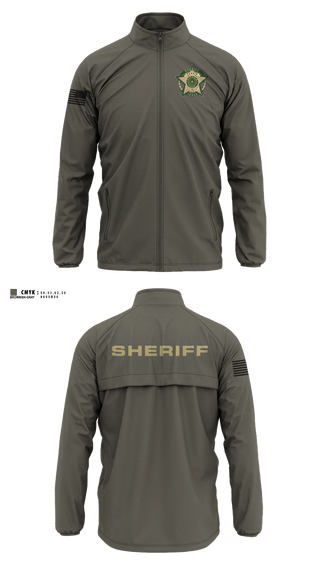 Windbreaker without hood, Fannin County Sheriff's Office, Police, Teamtime, Team time, sublimation, custom sports apparel, team uniforms, spirit wear, spiritwear, sports uniforms, custom shirts, team store, custom team store, fundraiser sports, apparel fundraiser